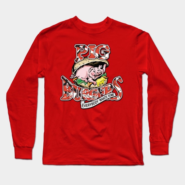 Pig Burgers VH-ized! Long Sleeve T-Shirt by RetroZest